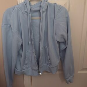Cute H&M blue zip up jacket💙